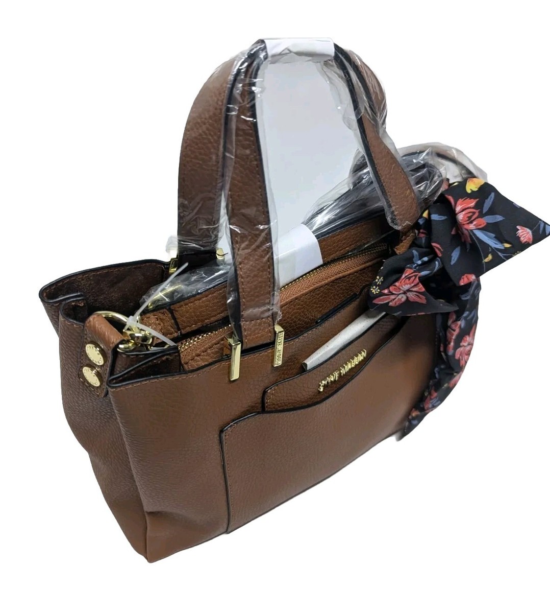 Steve Madden Purse Brown Hobo W/ Scarf, Handbag, Shoulder  display picture 2