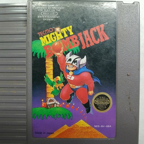 Mighty Bomb Jack Nintendo NES Model NES-BJ-USA