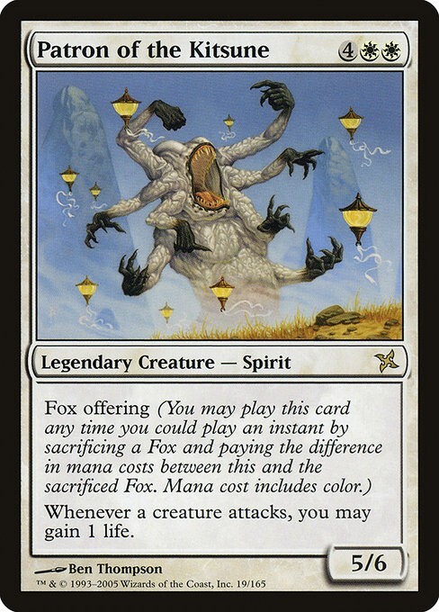 Patron of the Kitsune 1x MtG Betrayers of Kamigawa PLAYED | eBay
