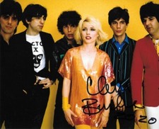 * CLEM BURKE * signed 8x10 photo * BLONDIE DRUMMER * COA * 9