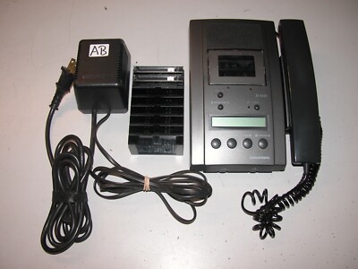 Grundig Dt 3220 Playback Device Stenorette & power Supply & 2 Casettes