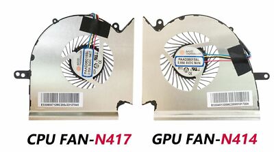 New MSI GE75 Raider GL75 GP75 Leopard MS-17E2 CPU & GPU Cooling Fan #