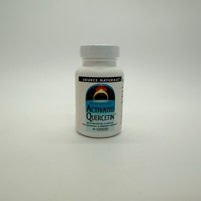 Activated Quercetin , 50 Capsules Exp 06/2026