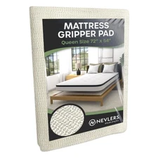 Nevlers Mattress Grip Pad - 54" x 72"  Queen Size Mattress Non Slip Mat