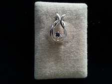 Anhänger Saphir in Sterling-Silber 925/000