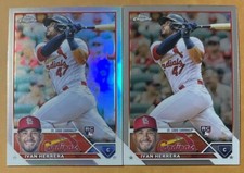 2023 Topps Chrome Baseball Iván Herrera #177 Base+Refractor St. Louis Cardinals