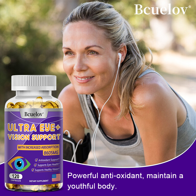 Ultra Eye+Vision Support Capsules - Antioxidant,Supports Healthy Eye ...