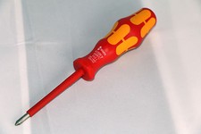 Image of WERA SCREWDRIVER VDE 160i PH1 x 80mm 1000v electricians screwdriver