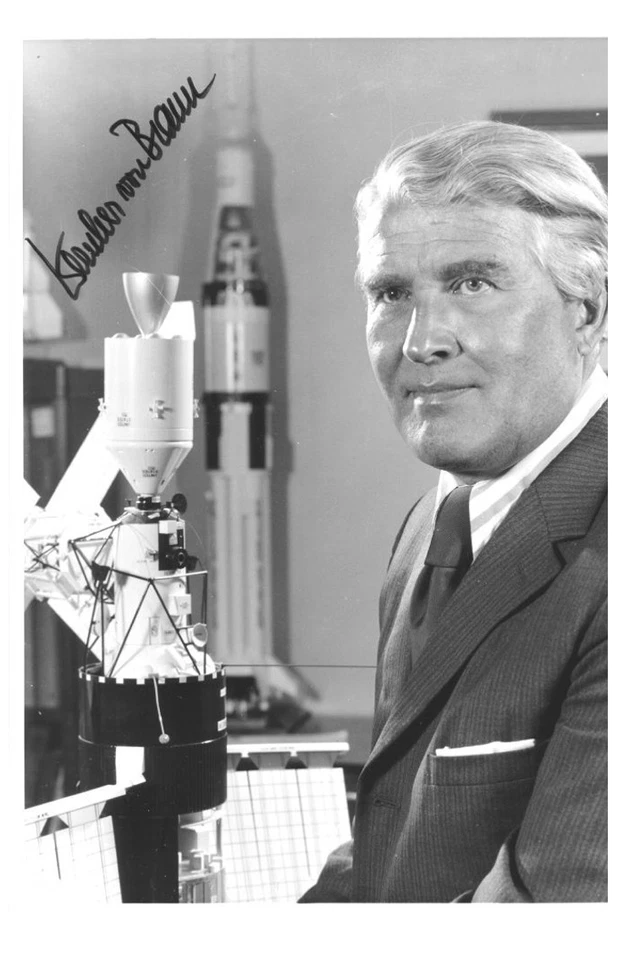 Wernher von Braun ++Autogramm++ ++Raketen Erfinder++ - Bild 1 von 1