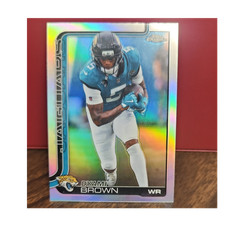 Topps 2025 Chrome Dyami Brown #136 Jacksonville Jaguars NFL Football Card