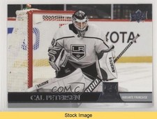 2020-21 Upper Deck Extended Series French Cal Petersen #565 READ i9l