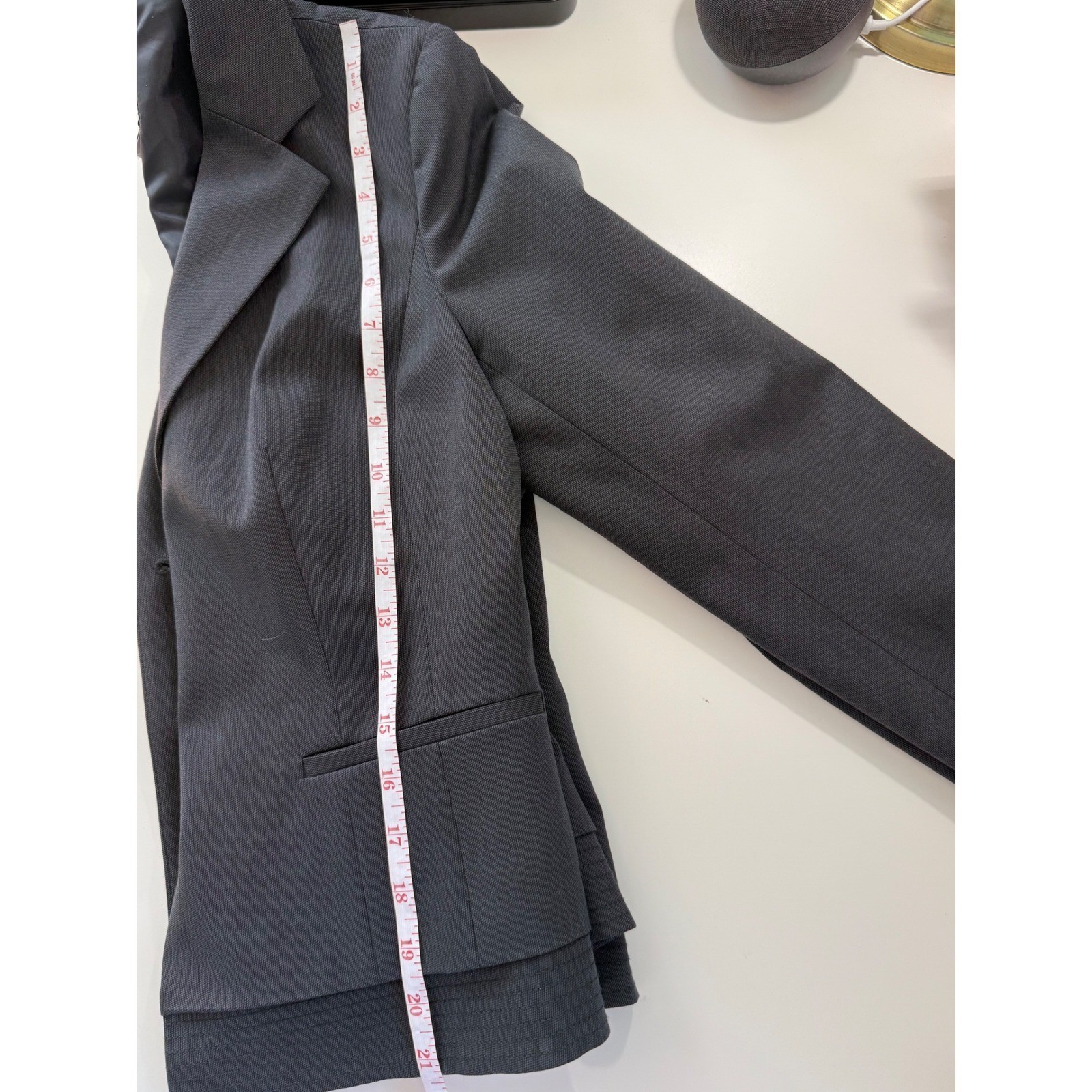 Halogen Womens Gray Two Button Blazer Jacket Size… - image 8