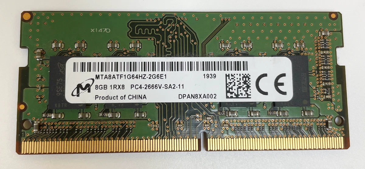 Micron Computer PC4-21300 (DDR4-2666) Bus Speed Memory (RAM) for
