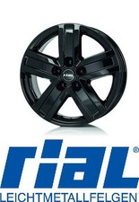 4x Rial Transporter 6,0X15 5/130 ET68 Diamant-Schwarz