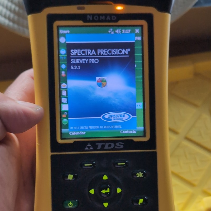 TDS Nomad Data Collector Field Controller with Spectra Precision Survey Pro