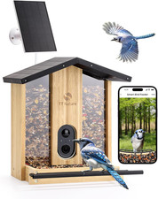 Bird Feeder with Camera   3L Smart Bird Feeder with AI Recognition, Live Streami