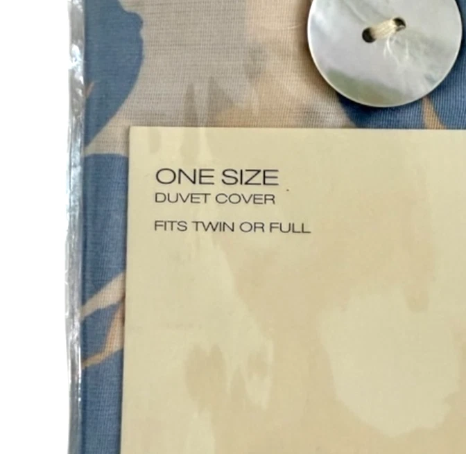 DKNY пододеяльник полный двойной один размер трансформируемый магнолия цветок 86 x 86 новый нераспакованный - Изображение 2 из 4