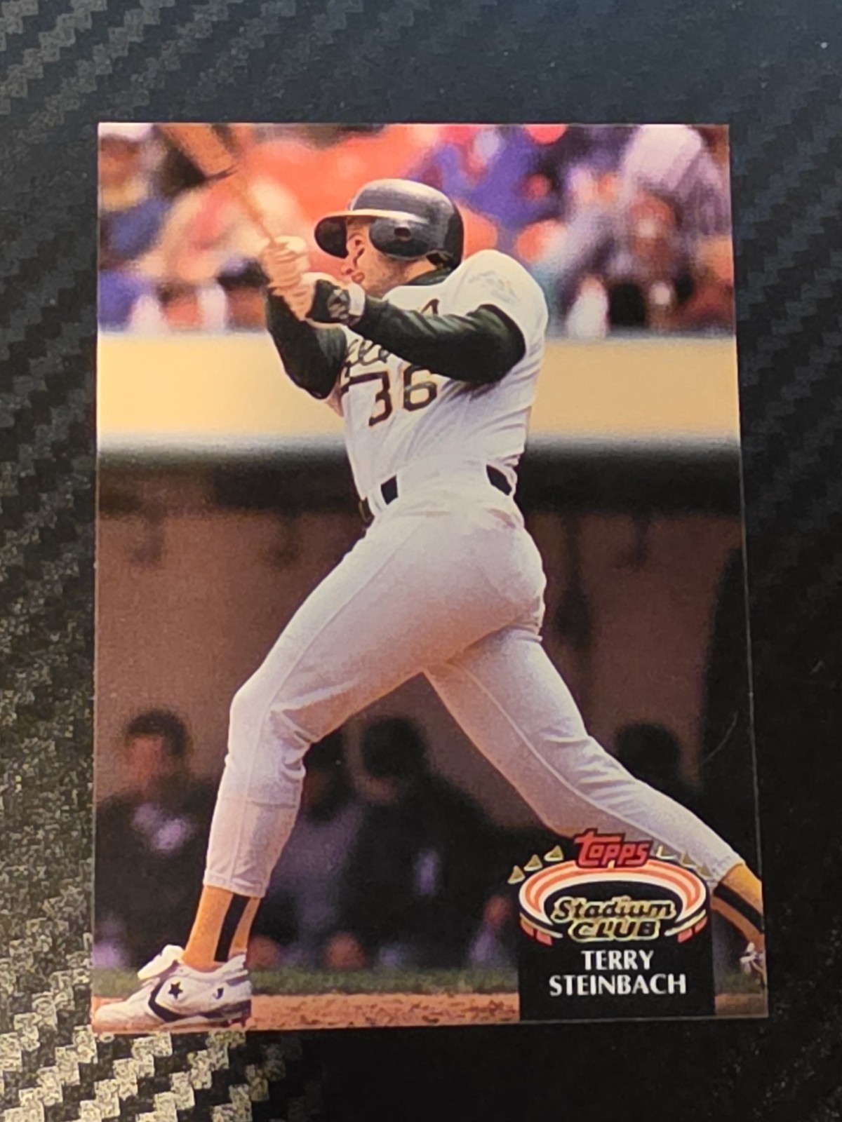 1992 Topps Stadium Club - Terry Steinbach #22 Oakland Athletics 