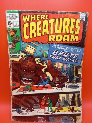 Where Creatures Roam #1 (Marvel Comics July 1970)