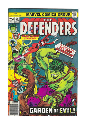 The Defenders #36 25 Cent Variant (Marvel Comics June 1976)