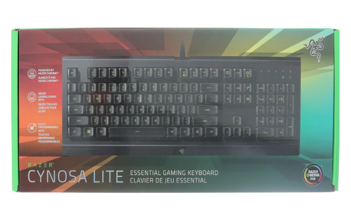 Razer Cynosa Lite Wired Membrane Gaming Keyboard RGB Black