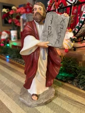 vintage Homco (Home Interiors & Gifts) Moses and the Ten Commandments figurine