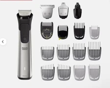 Philips Norelco Series 7000 Multigroom Trimmer, 19pc Rechargeable New never used
