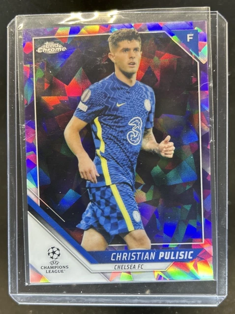 2021 Topps Chrome Sapphire UEFA Christian Pulisic Purple #/25 Chelsea