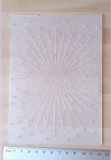 ❤️ Embossingfolder Party Feuerwerk Muster *Crafters Companion Rose Gold Edition