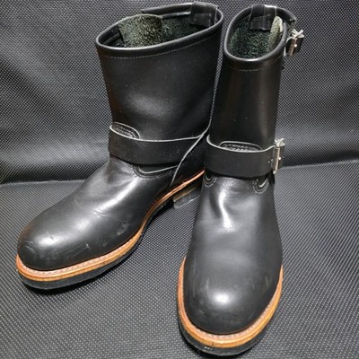 RedWing Stiefel 2976 Short Engineer Boots Stahlkappe ASTM Tag Schwarz Größe 8,5D