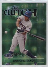 1998 Fleer Tradition In The Clutch Jose Cruz Jr #4IC 0b3