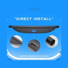 Cargo Cover Compatible with Toyota Rav4 2019-2024, standard . New open box.