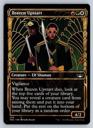 Brazen Upstart (Showcase) 296/484 Streets of New Capenna MTG