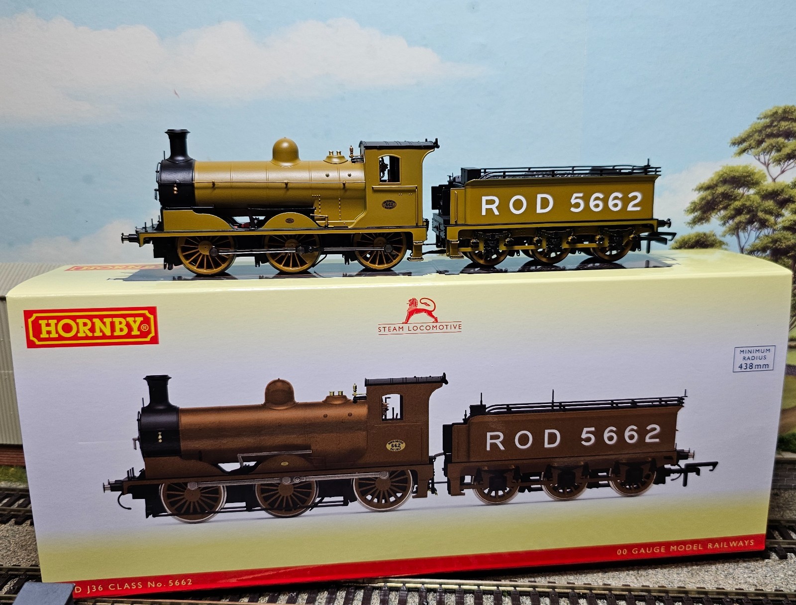 R3735 Hornby ROD J36 Class 0-6-0 Tender Locomotive No.5662