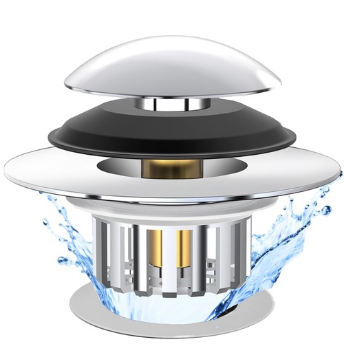 Bathtub Drain Stopper, Bath tub Drain Hair Catcher, Universal Bathtub Stopper...