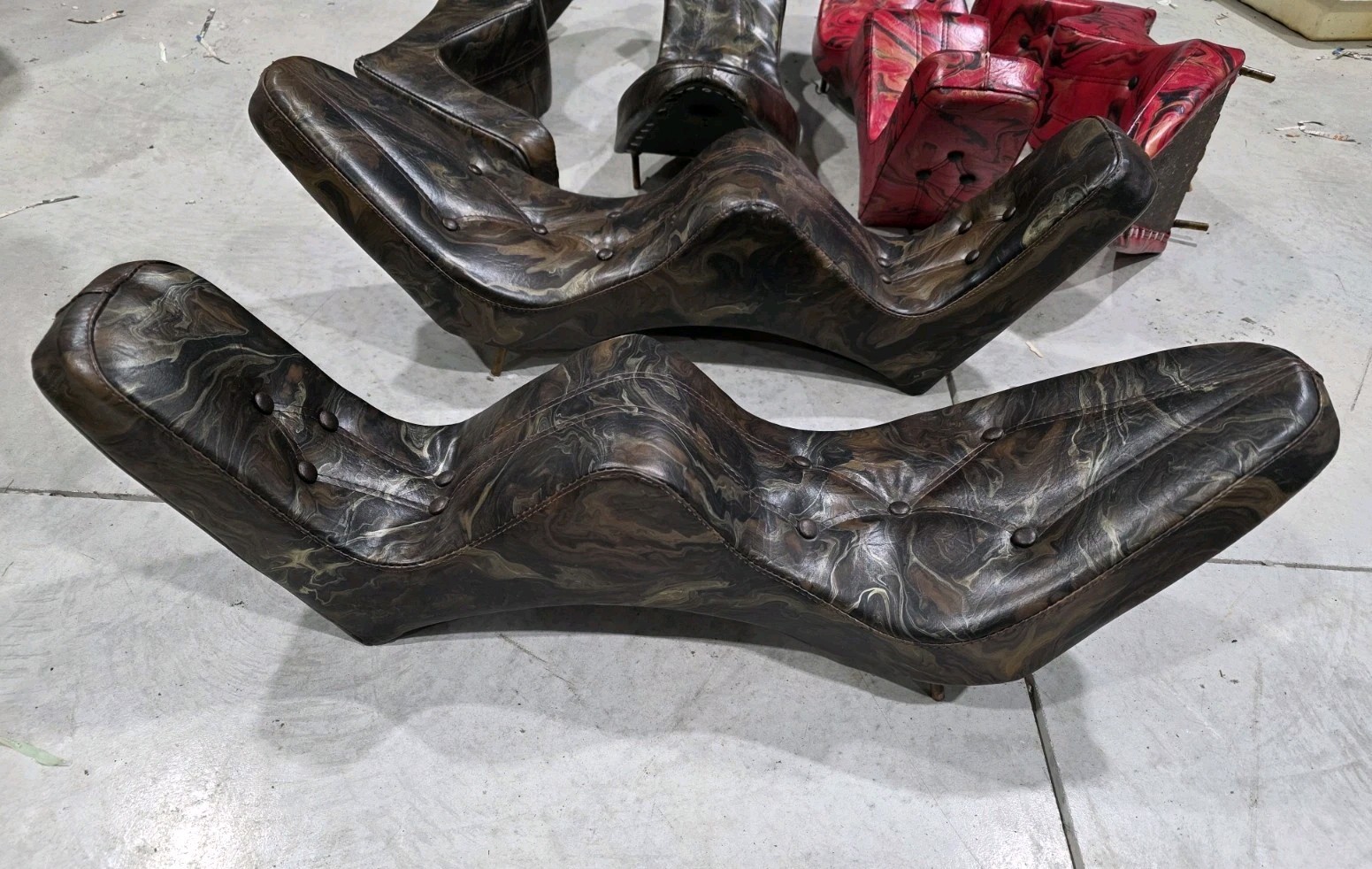 NOS Harley Davidson King and Queen Chopper Seat Sportster IRONHEAD XL XLH XLCH