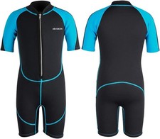Seaskin Kids Wetsuit for Girls Toddlers, 3mm Back Zip Full Wetsuit, Neoprene