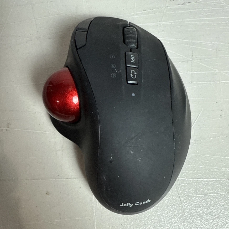 Jelly Comb MT50 Wireless Trackball Mouse Rechargeable Ergonomic Office Home Game - Image 3 of 4