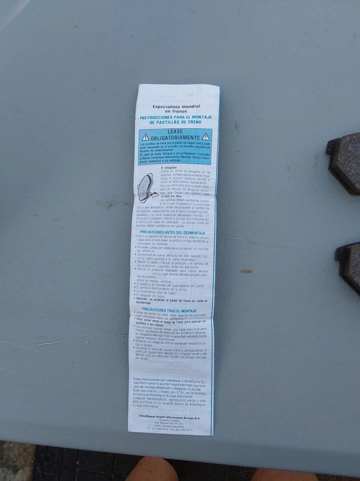 Pastillas de freno delanteras Volkswagen Audi Jurid 443 698 151F *NOS* Foto 4 de 4