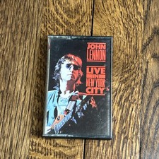 Live in New York City by John Lennon Cassette -See des