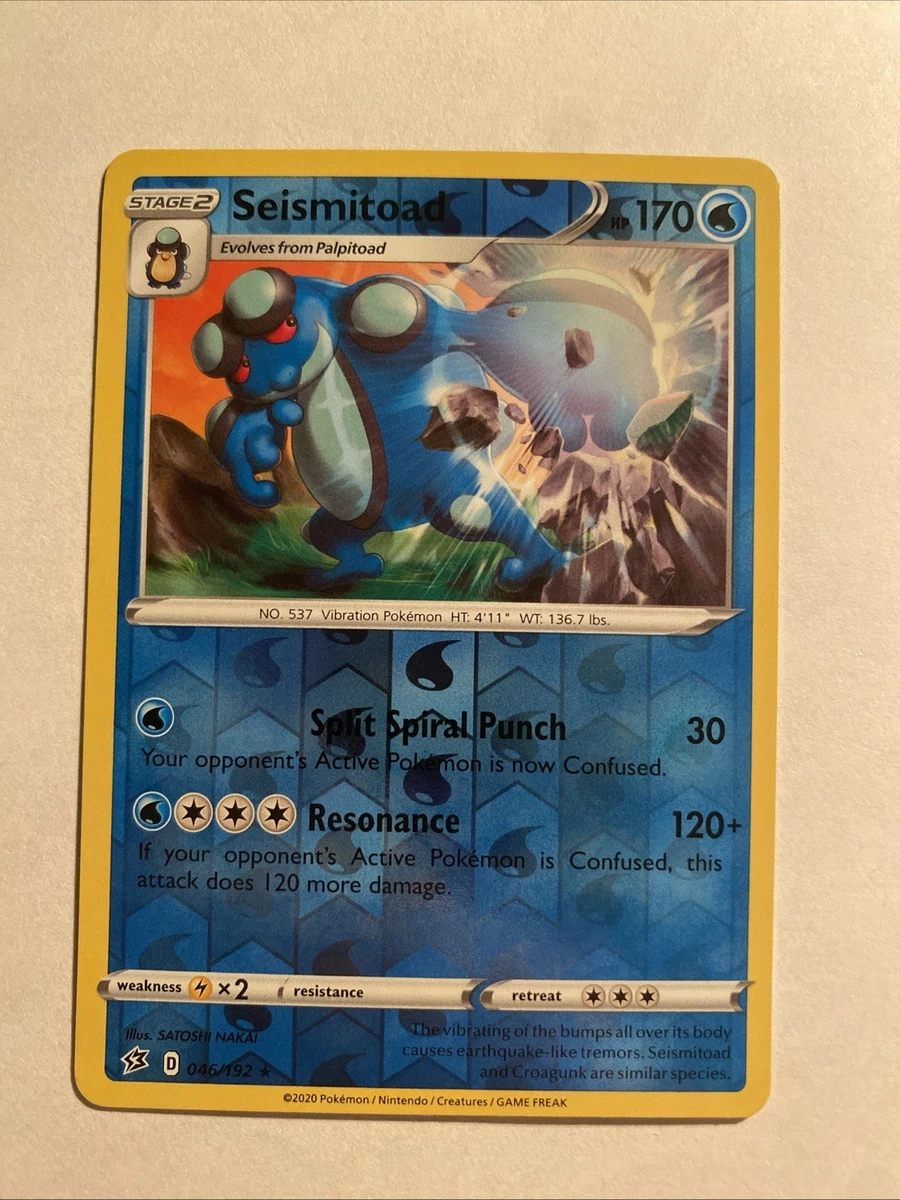 seismitoad pokemon card Seismitoad Illustration Rare main image 1