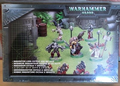 Warhammer 40K Inquisitor Lord Coteaz & Retinue (2003) Sealed (OOP, rare!)