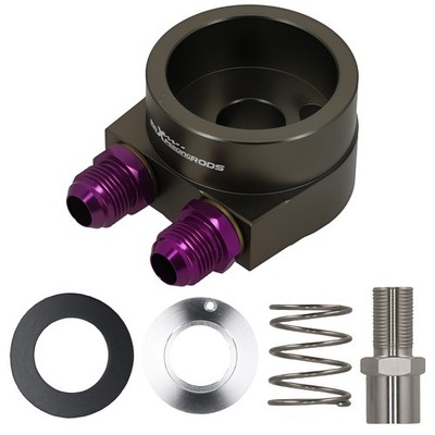 AN10 Oil Filter Sandwich Adapter for VW Audi Skoda EA111 Engine MK6 MK5