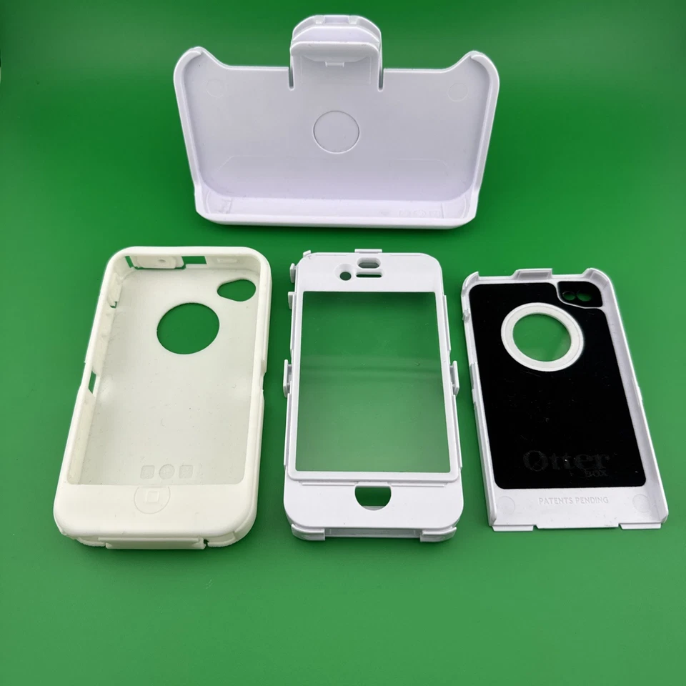 Funda Original BLANCA OtterBox Defender para Apple iPhone 4 y iPhone 4s con Funda Foto 2 de 4