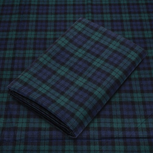Blue and Green Blackwatch Tartan Plaid Flannel Fabric - 60" Wide - by the Yard