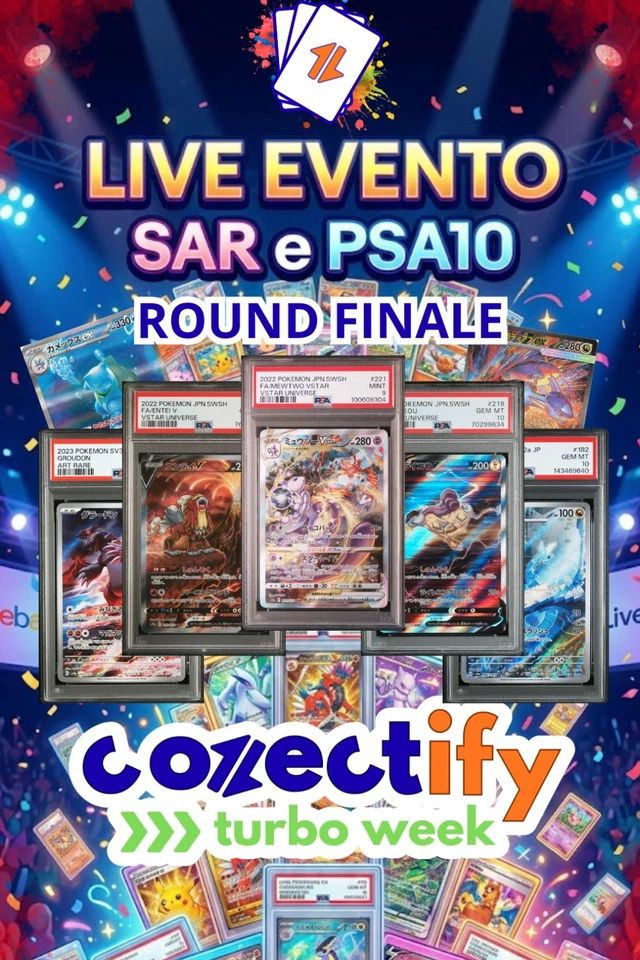 💥LIVE EVENTO SAR E PSA💥 ROUND FINALE - FUORI TUTTO IN ASTA