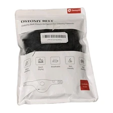 Ostomy Belt (Medium, Black) Comfortable Colostomy Belt
