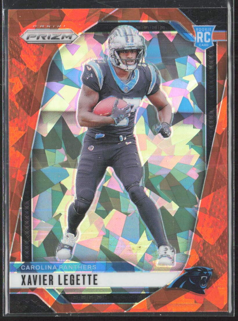 2024 Panini Prizm #398 Xavier Legette Orange Ice Carolina Panthers (R)