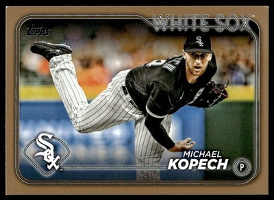 2024 Topps Michael Kopech #109 Gold Parallel #'d 1405/2024 Chicago White Sox