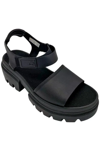Timberland sandalo donna Everleigh con cinturino posteriore nero